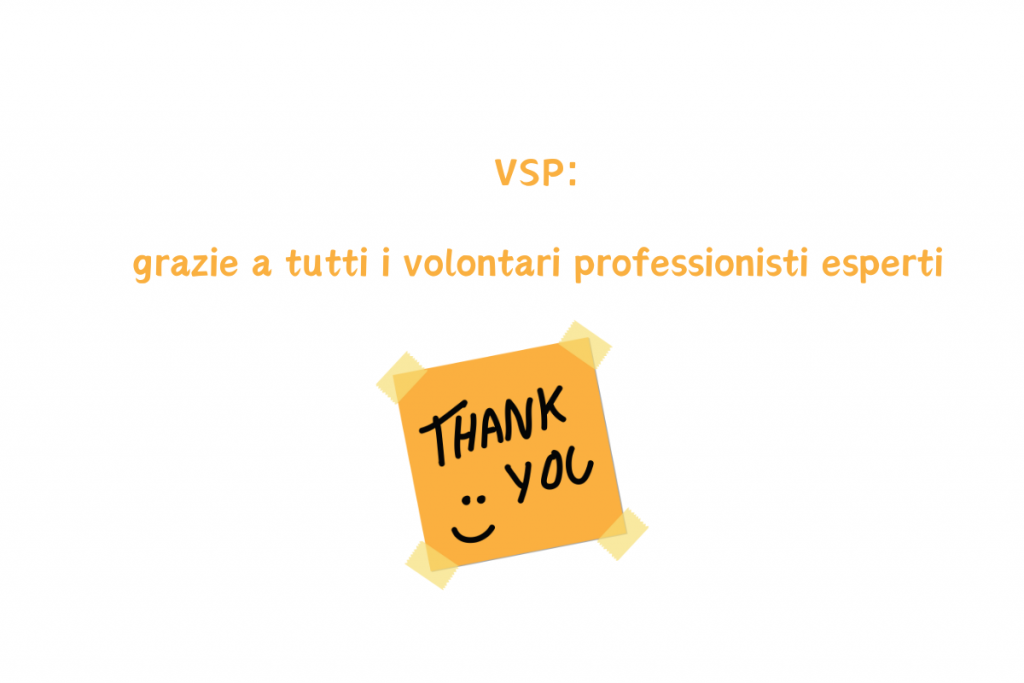 VSP: grazie a tutti i volontari professionisti esperti