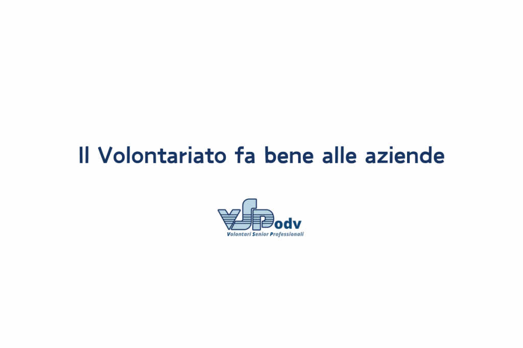 Il Volontariato fa bene alle aziende