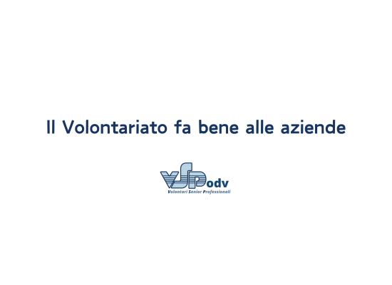 Il Volontariato fa bene alle aziende