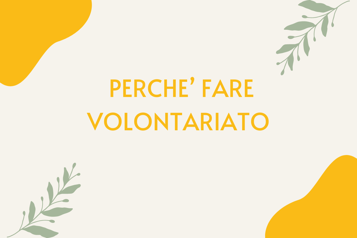 FARE VOLONTARIATO