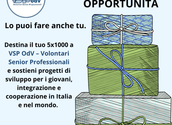 Donate your 5×1000 to VSP OdV – Professional Senior Volunteers