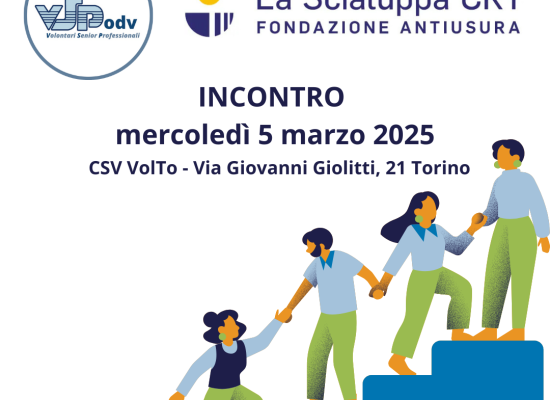 VSP ODV presenta l’incontro con La Scialuppa CRT Onlus – Fondazione Anti Usura