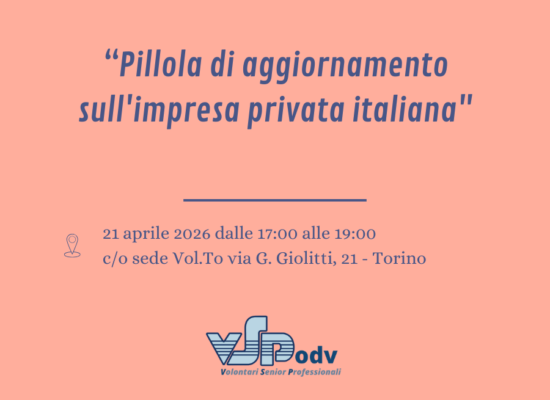 Attività di networking di VSP odv – aprile 2026